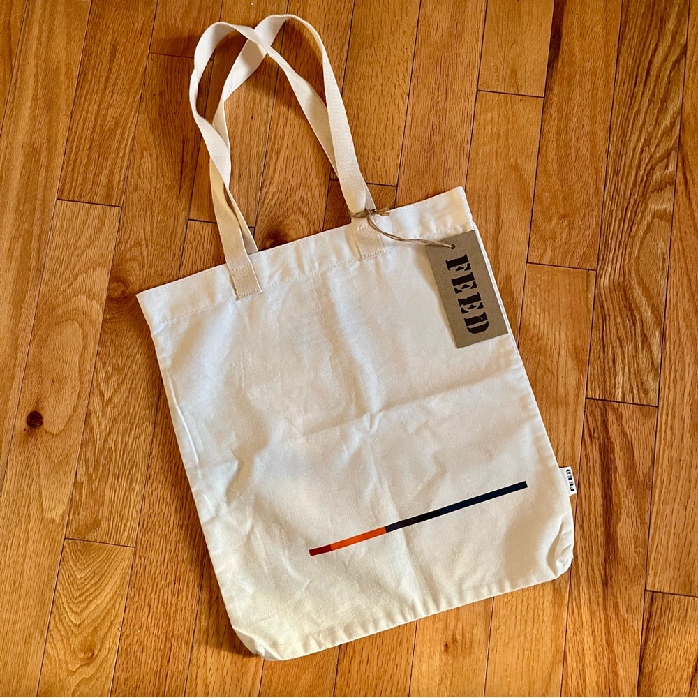 Feed Canvas Tote Bag with Straps
